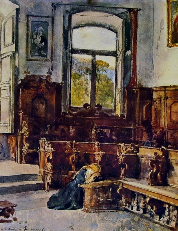 Nel coro di Sant’Andrea delle Dame - Museo di Capodimonte